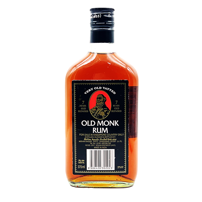 Old Monk オールドモンク インド ラム酒 375ml - ウイスキー