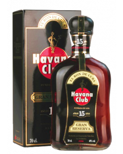 Havana Club Anejo 15 Y. O. Gran Reserva Rum 70 Cl