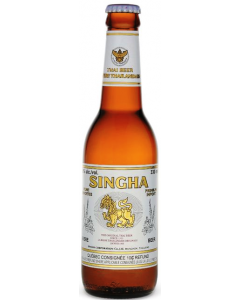 Singha Lager Beer Bottle 33.00 Cl 1 x 24