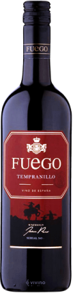 Fuego Tempranillo Red Wine 75 Cl